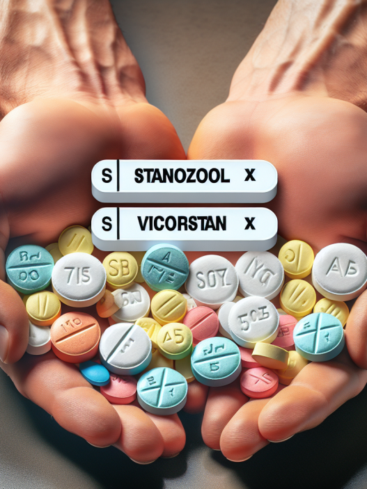 Comprimés de stanozolol et Vicoristan pour la perte de graisse