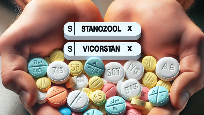 Comprimés de stanozolol et Vicoristan pour la perte de graisse