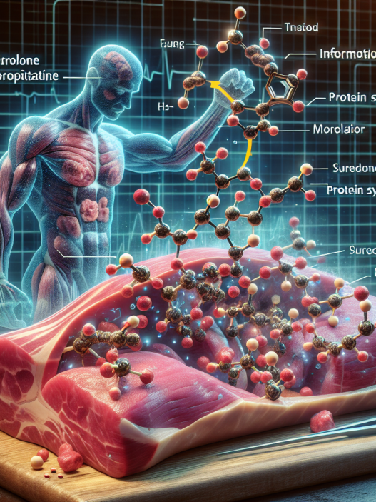 Infusion de phénylpropionate de nandrolone sur la synthèse protéique des viandes