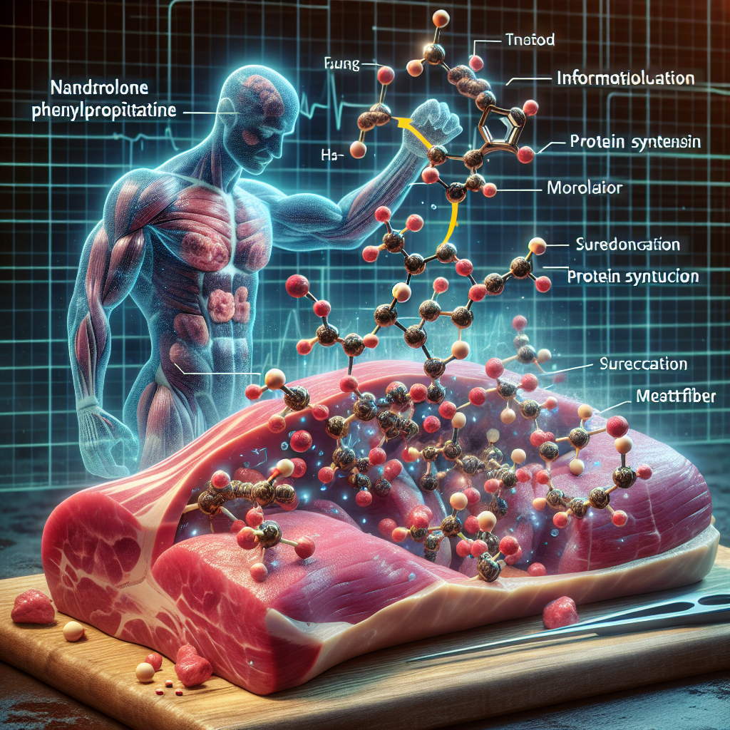 Infusion de phénylpropionate de nandrolone sur la synthèse protéique des viandes