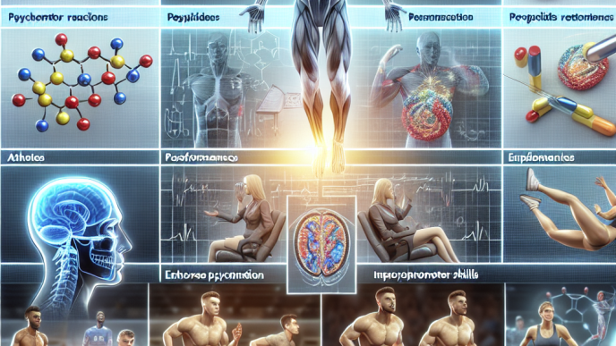 Les peptides dans les programmes d'amélioration des réactions psychomotrices chez les sportifs