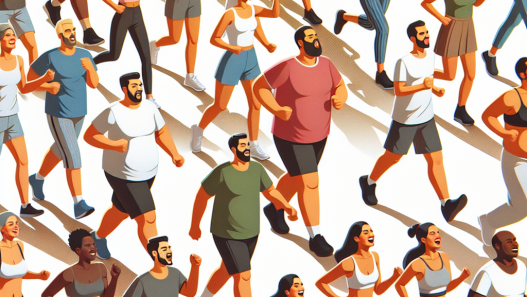 Marches pour la perte de poids pour réduire la vitalité anaérobie