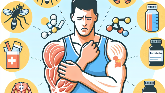 Possibilités de réactions allergiques au Parabolan chez les sportifs