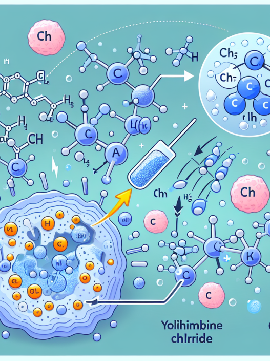 Comment le chlore de yohimbine affecte-t-il la concentration de calcium dans les cellules ?