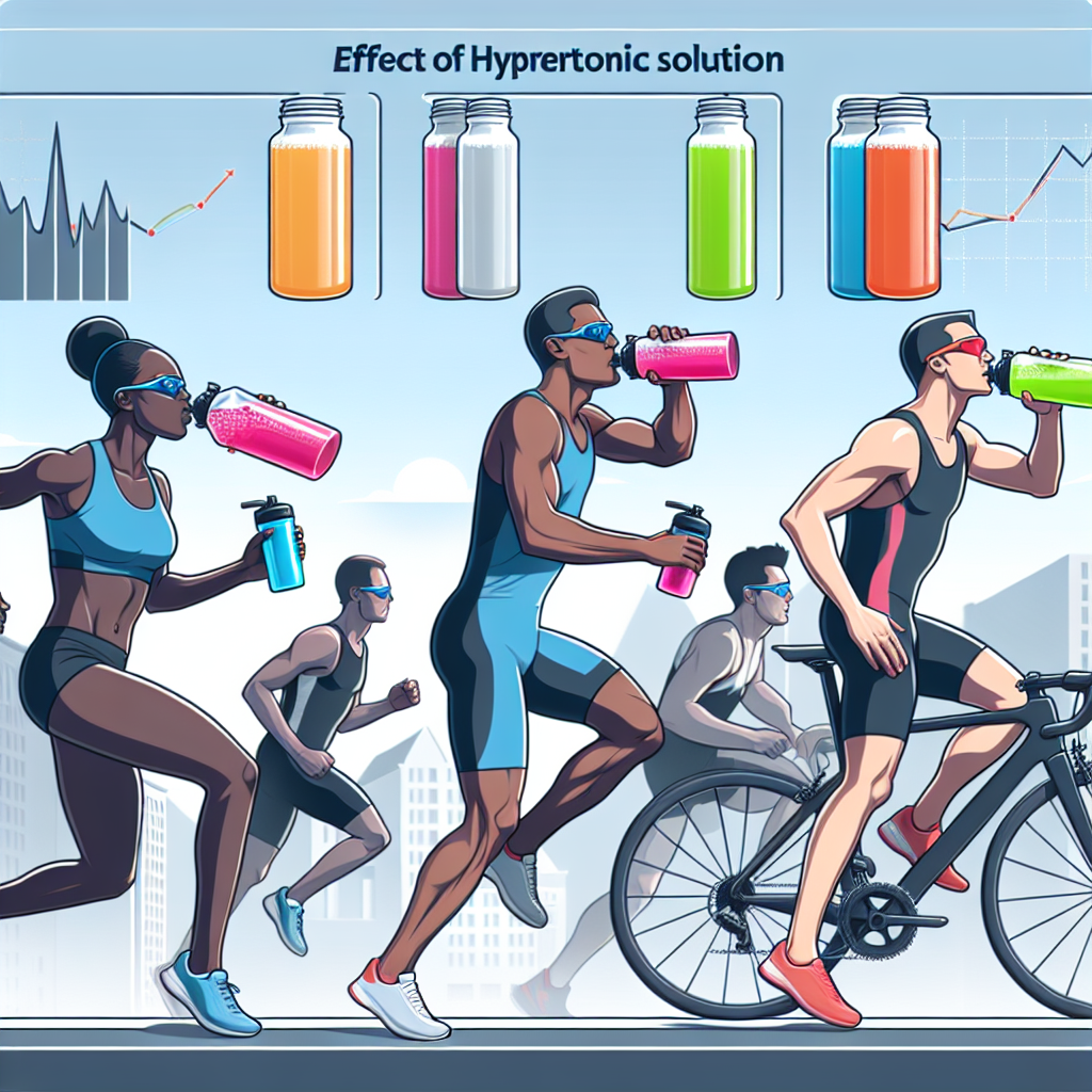 Effet des solutions hypertoniques sur les performances dans les sports d'endurance