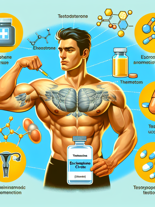 Particularités de l'utilisation du citrate d'enclomifène en association avec la testostérone