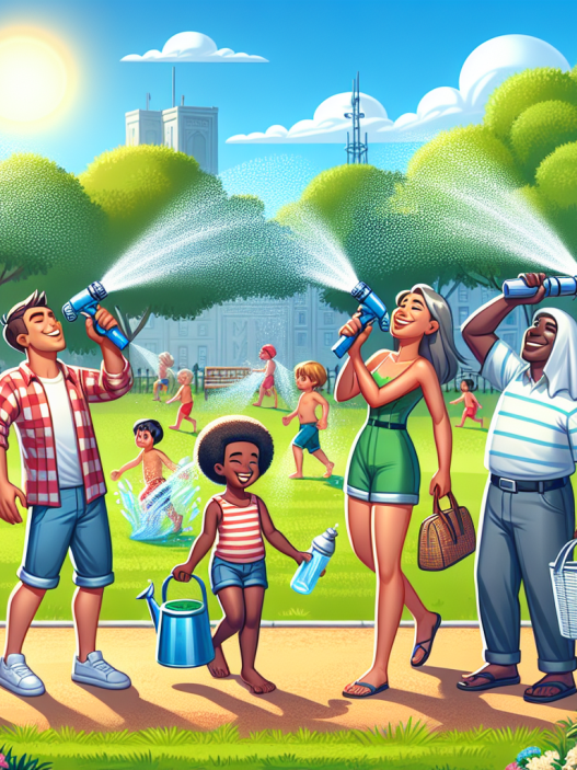 Utilisation de sprays rafraîchissants pour améliorer le confort par temps chaud