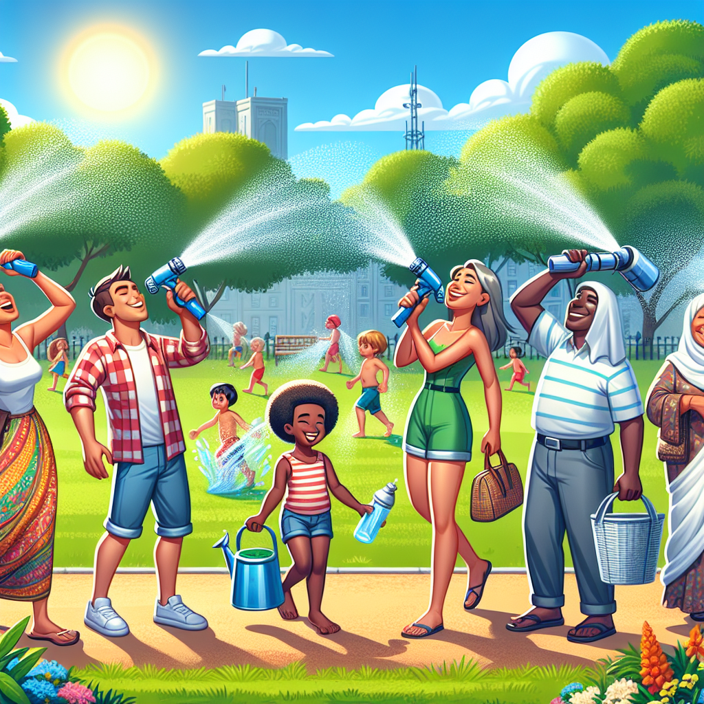 Utilisation de sprays rafraîchissants pour améliorer le confort par temps chaud