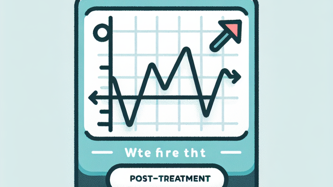Comment le poids évolue-t-il après le premier traitement ?