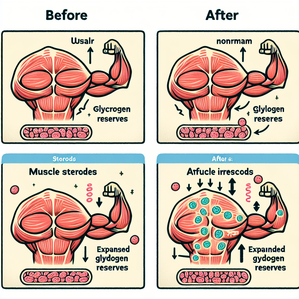 Comment les stéroïdes contribuent à l'augmentation des réserves de glycogène dans les muscles