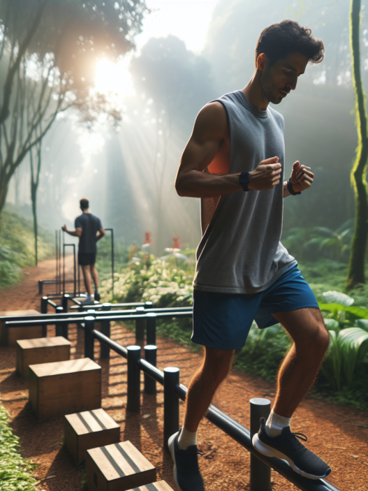 Entraînement de faible intensité sur un parcours individuel
