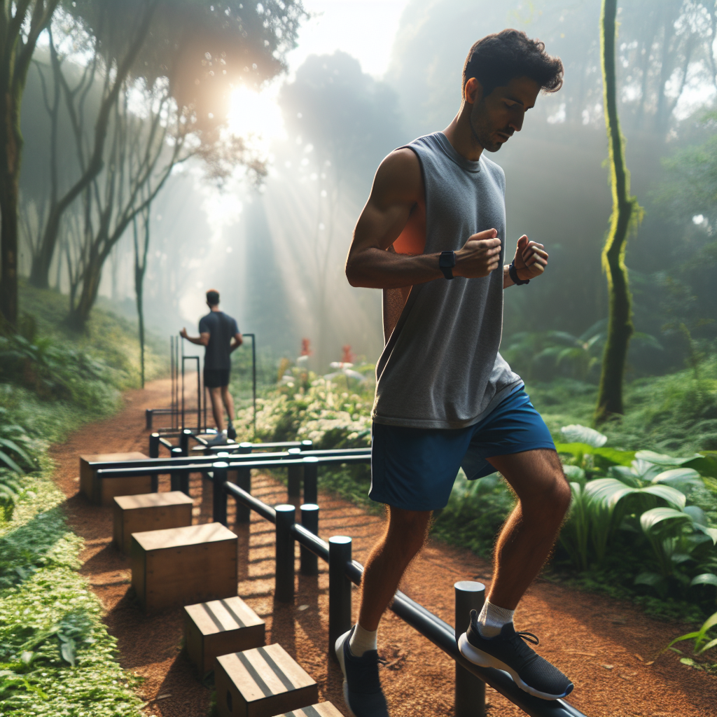 Entraînement de faible intensité sur un parcours individuel