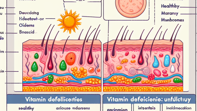 État de la peau et des muqueuses et profil vitaminique