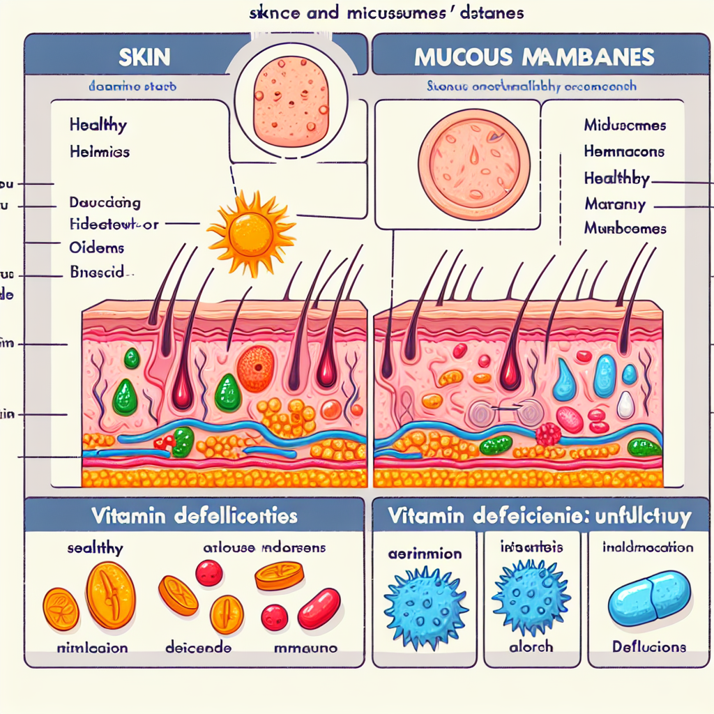 État de la peau et des muqueuses et profil vitaminique