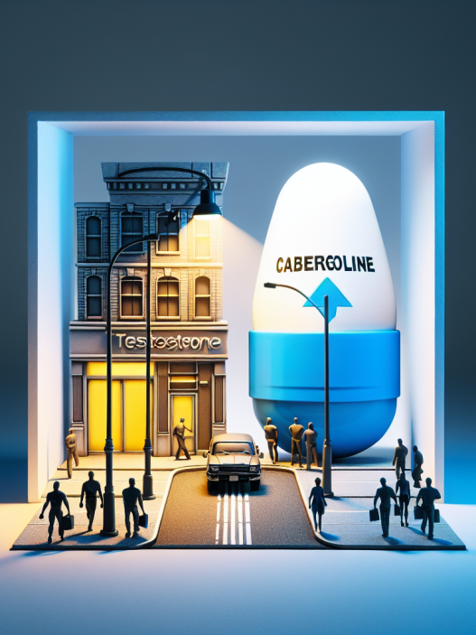 Cabergoline et hormones sexuelles masculines
