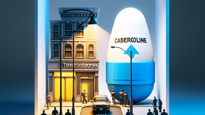 Cabergoline et hormones sexuelles masculines