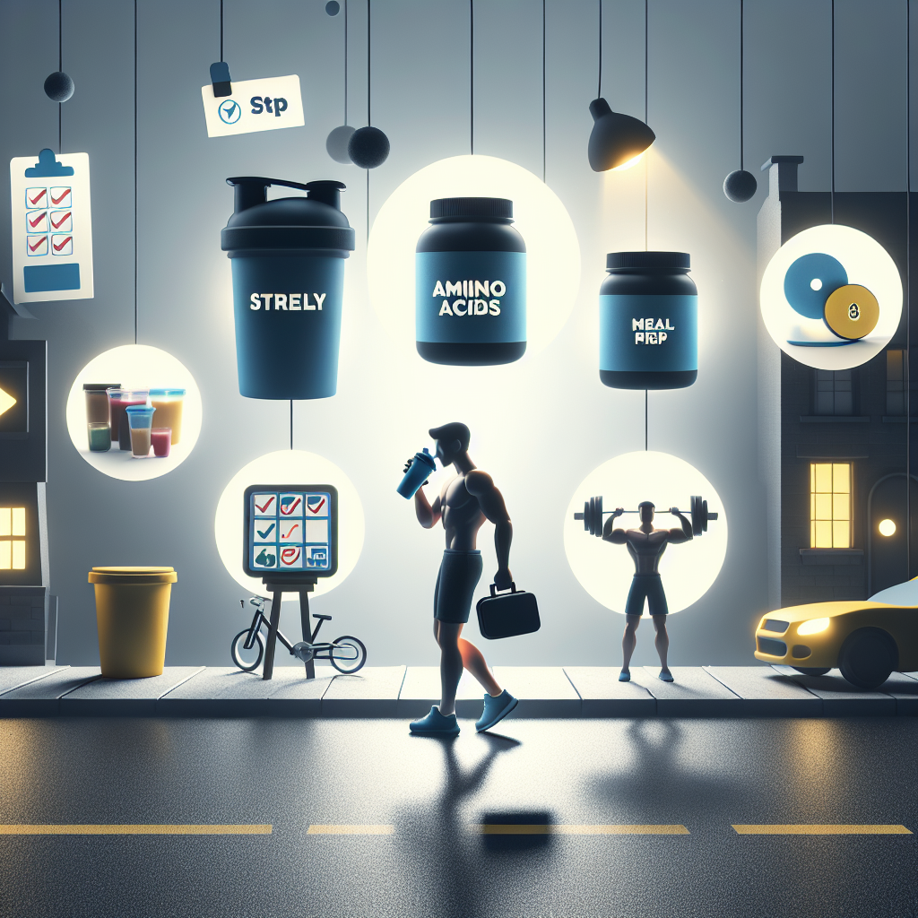 Comment intégrer les aminos dans une routine hebdomadaire