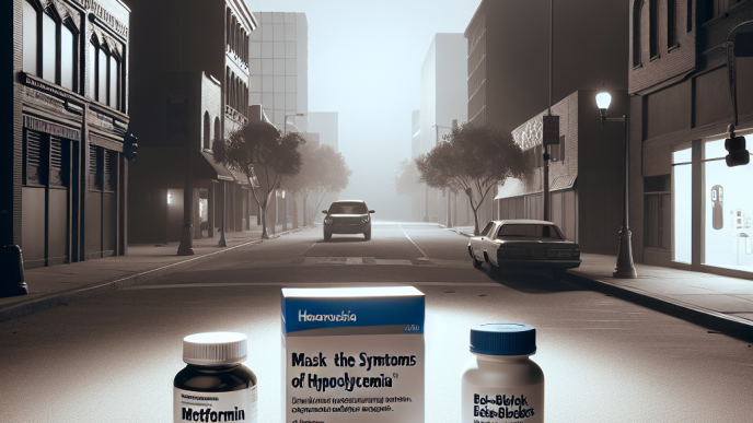 Metformine et bêta-bloquants : masque de symptômes d’hypoglycémie (en association)